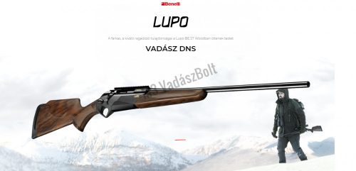 Benelli Lupo BE.S.T Wood golyós vadászfegyver, 300W Win kaliberben, fa tussal, raktáron..AR019192C