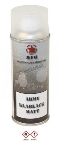 F.Festék spray Army színtelen lakk 400ml