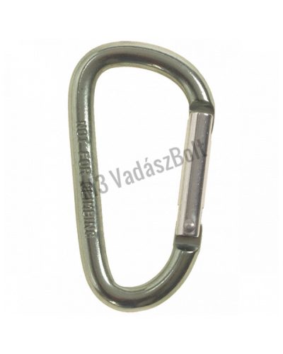 MFH Karabiner D 6mm x 6cm, zöld