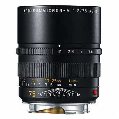 Leica APO Summicron-M 75mm F2.0 fekete objektív