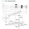 Alpen Optics Apex XP 5-25x50 MilDot világítópontos céltávcső