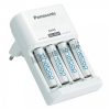 Panasonic Eneloop 4xAAA 750mAh akku + időzítős töltő