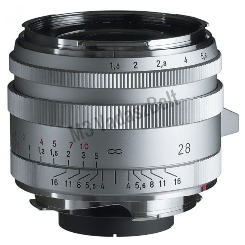 Voigtländer Nokton 28mm F1.5 ASPH. Type I VM ezüst objektív