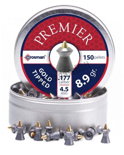 Crosman Premier Gold Tipped 4,5 mm léglövedék