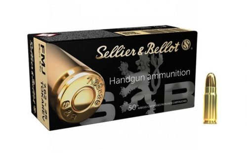 Sellier&Bellot 7,62x25 Tokarev FMJ 5,5g 85gr