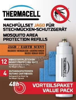 Thermacell E-4 48órás vadász utántöltő (4pat+12lap)