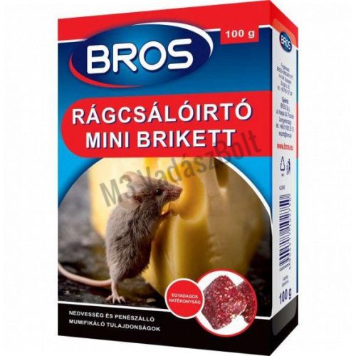 Bros B054 Paraffinos rágcsálóirtó blokk