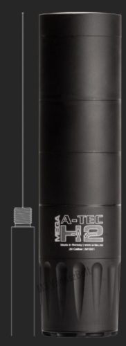 A-Tec Mega H2 hangtompító, 6.5mm cal., M14x1 menet, 38dB