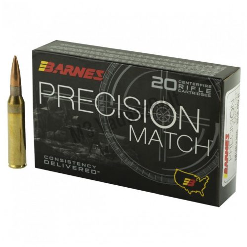 338 Lapua Precision Match 300gr OpenTipMatchBoatTail Barnes