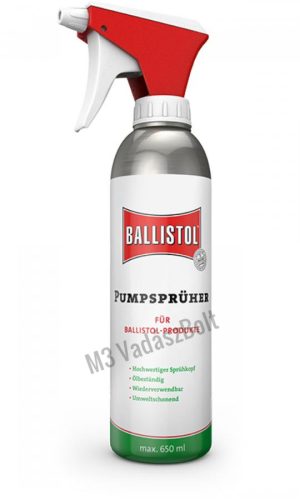 Ballistol flakon fegyverolajhoz, pumpás spray 650ml