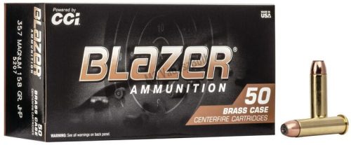 357Mag JHP 158gr Blazer Brass CCI