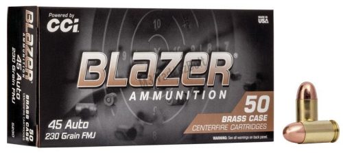 45 ACP FMJ 230gr Blazer Brass CCI