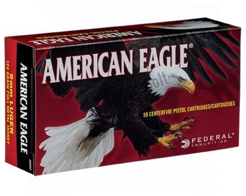 9x19 FMJ 124gr Federal American Eagle