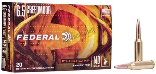 6,5 Creedmoor Federal Fusion 140gr 9,1g