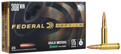 308Win Sierra Matchking BTHP 175gr Federal Gold Medal