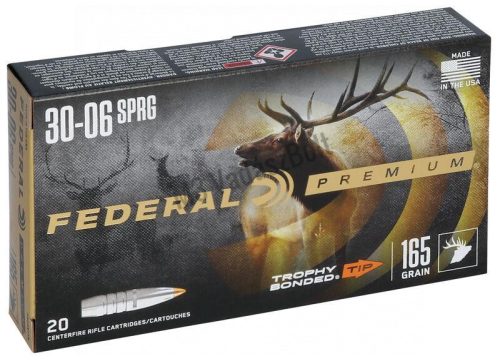 30-06 Spr. Federal Premium TrophyBondedTip 165gr 10,7g Tip Vital-Shok