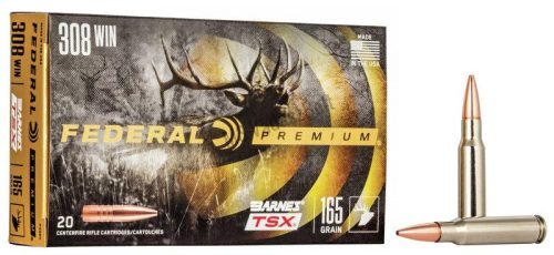 Federal Premium .308Win Barnes TSX 165gr, 10.7g