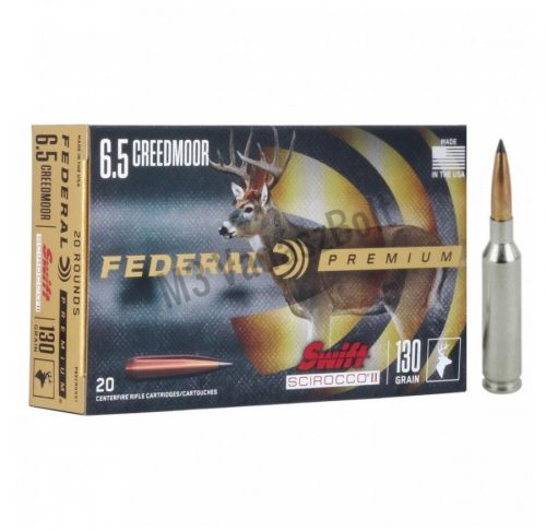 6,5 Creedmoor Swift Scirocco II 8.4g 130gr Federal