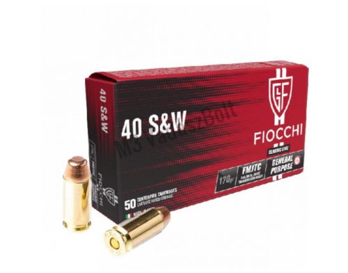 40 S&W Fiocchi FMJTC 170gr