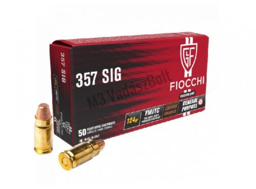 357 Sig Fiocchi FMJTC 124gr 8,04g