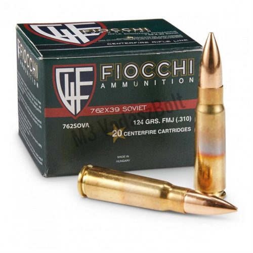 7,62x39 Fiocchi FMJ 124g