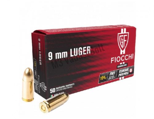 9x19 Fiocchi FMJ 124gr