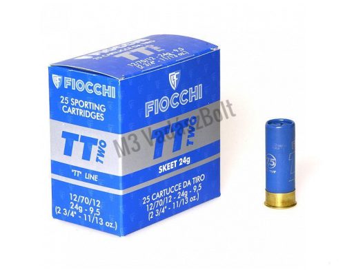 10.000db 12/70/2.0 24g 12mm 132Ft/db Fiocchi TT TWO Skeet löszer