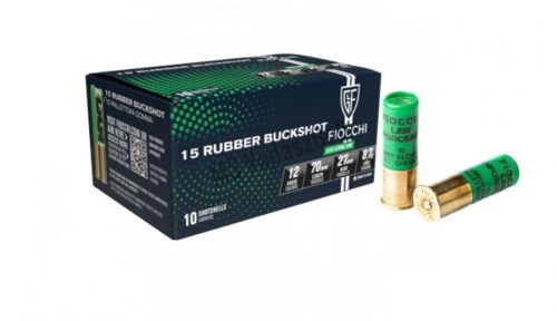 12/70 Rubber Buckshot 27mm 8.7g 15szemes Fiocchi