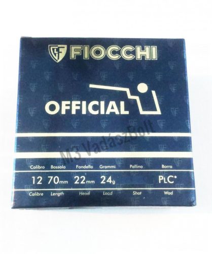 12/70/2.4 24g 22mm Official Fiocchi sport löszer