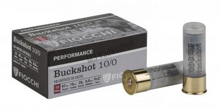 12/70/8 28g Fiocchi Buckshot 10/0 16mm vadász lőszer