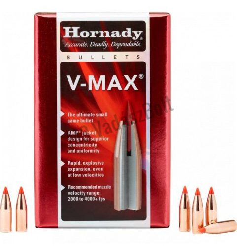 .22 (.224) Hornady lövedék V-Max 35gr