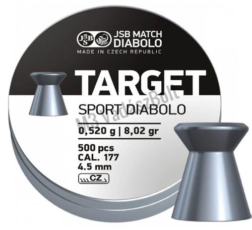 JSB Target Sport 4,5mm légpuska lövedék