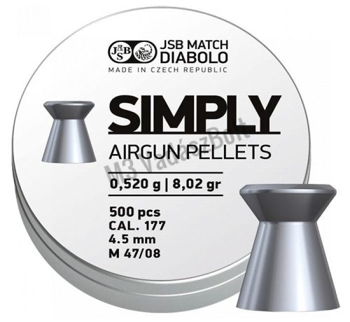 JSB Simply 4,5mm légpuska lövedék