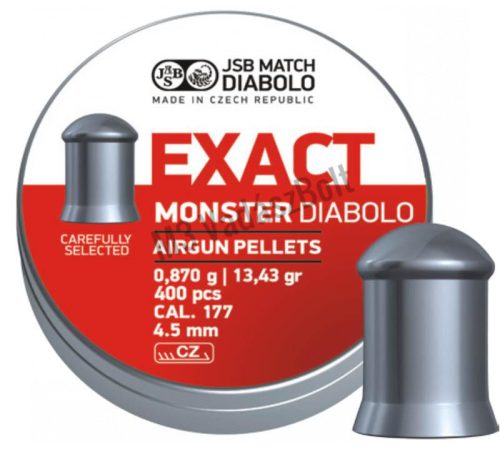 JSB Exact Monster 4,52mm légpuska lövedék