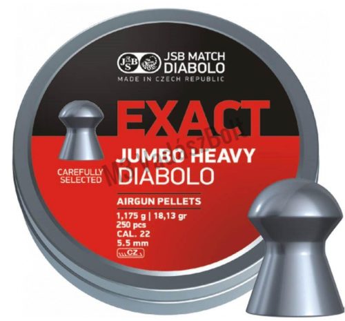 JSB Exact Jumbo Heavy 5,52mm légpuska lövedék, 250db