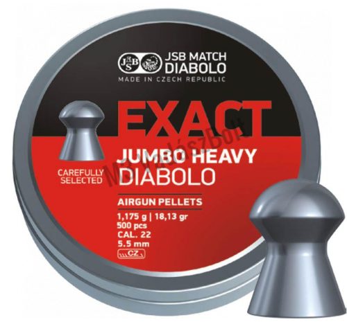 JSB Exact Jumbo Heavy 5,52mm légpuska lövedék, 500db