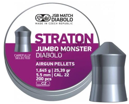 JSB Straton Jumbo Monster 5,51mm légpuska lövedék