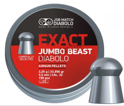 JSB Exact Jumbo Beast 5,52mm légpuska lövedék, 150db