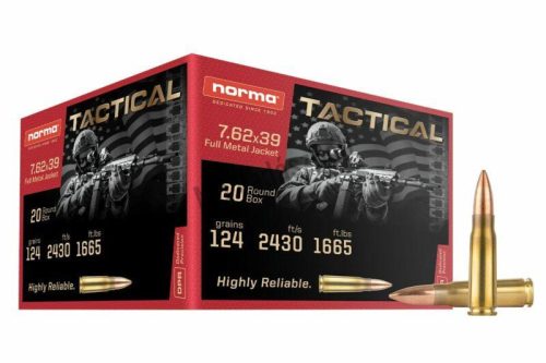 Norma 7,62x39 Target FMJ 8,0g 124gr- CSAK LŐTEREKNEK