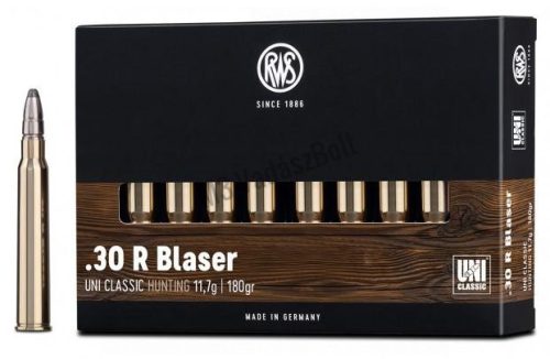 30R Blaser UNI Classic 11,7g, 180gr RWS