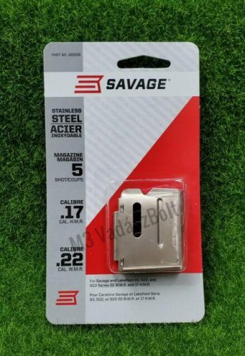 Tár Savage 93 5ös nickel 22WMR, 17HMR