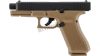 T4E Glock 17 Gen5 TAN .43 fém szán, blowback, co2