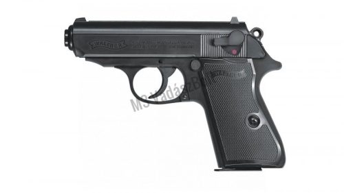 Walther PPK/S rugós airsoft pisztoly fém szánnal, 6mmBB