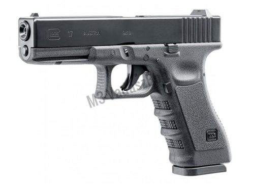 Glock 17 Co2 légpisztoly 4,5 mm, huzagolt cső, pisztolykazetta