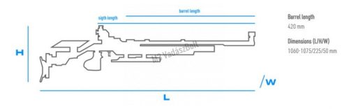 Walther LG400 Blacktec 4,5mm